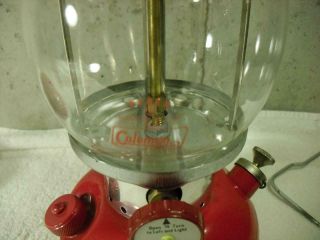 Vintage 1967 Unfired Red Coleman 200A Gas Camping Lantern 7 67 8