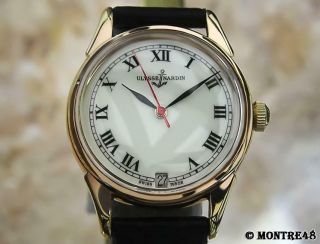 Ulysse Nardin 1960 Swiss Made Mens 32mm Automatic 1960 Rare Vintage Watch Jl200