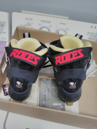 Roces Aggressive Inline Skates Fifth Element Vintage Sz 6.  5 Hyper Wheels 2