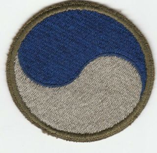 Wwii Vintage Un Sewn 29th Division Patch Rare Green Back Variation