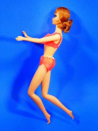 RARE Brunette Talking Barbie Doll 1115 MINTY / TALKS Vintage 1960 ' s 11