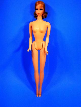 RARE Brunette Talking Barbie Doll 1115 MINTY / TALKS Vintage 1960 ' s 12