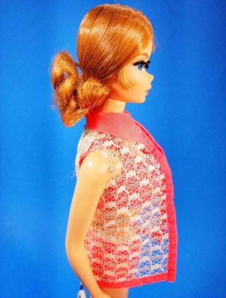 RARE Brunette Talking Barbie Doll 1115 MINTY / TALKS Vintage 1960 ' s 3
