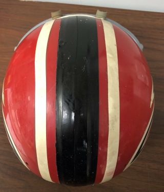 Rare 1974 WFL World Football League Game Helmet Chicago Fire W/Facemask 6