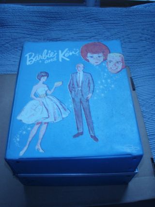 Vintage Barbie/ken/ 1963 Mattel Travel Case/ Dolls; Clothing,  Accessories