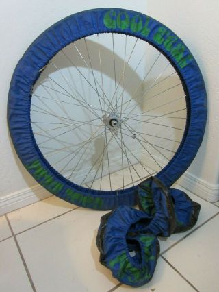 Cool Gear Vintage Wheel Covers Tubular Or Clincher Tire Pair Road Pista Eroica