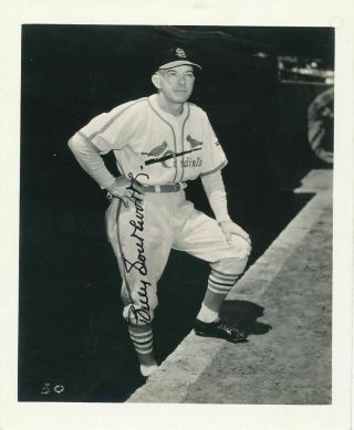 Billy Southworth Vintage 1942 Signed Autograph Photo Rare