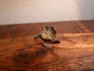 GORGEOUS MEDIEVAL TOWER RING WITH FANTASTIC DECORATION - BRITISH DETECTING FIND 4