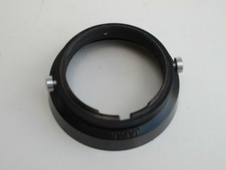 RARE Leica LTM Nikkor 3.  5cm f:2.  5 Nippon Kogaku Japan lens with HOOD shade LQQK 5