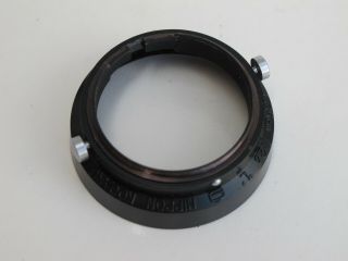 RARE Leica LTM Nikkor 3.  5cm f:2.  5 Nippon Kogaku Japan lens with HOOD shade LQQK 6