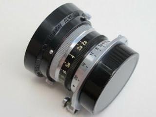 RARE Leica LTM Nikkor 3.  5cm f:2.  5 Nippon Kogaku Japan lens with HOOD shade LQQK 8