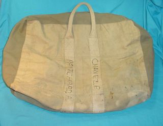 Wwii Us Naval Aviation Aircraft Factory Marked Flight Bag