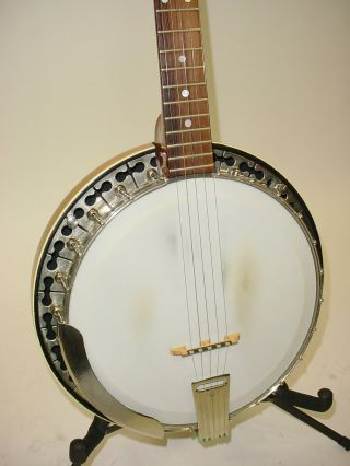 Vintage Baldwin ODE 2SR 5 - String Close - Back Banjo with Case 2