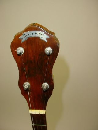 Vintage Baldwin ODE 2SR 5 - String Close - Back Banjo with Case 5