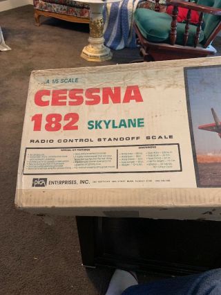 Pica Products Legendary Cessna 182 Skylane Scale Nitro Rc Airplane Kit Vintage