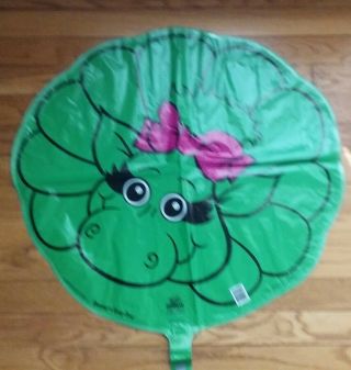 1993 Vintage Mylar Barney Baby Bop Balloon 24 " Diameter