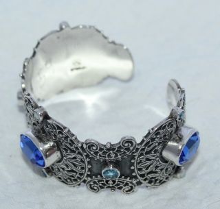 Mars & Valentine Sterling Gemstone Cuff Bracelet Echo of the Dreamer MSRP $730 4