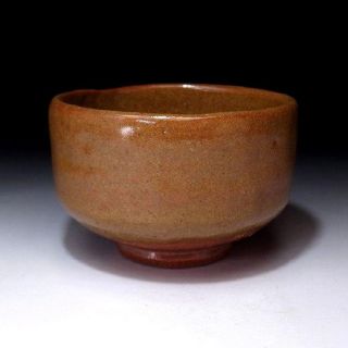 YF5: Vintage Japanese Pottery Tea Bowl of Raku ware 3