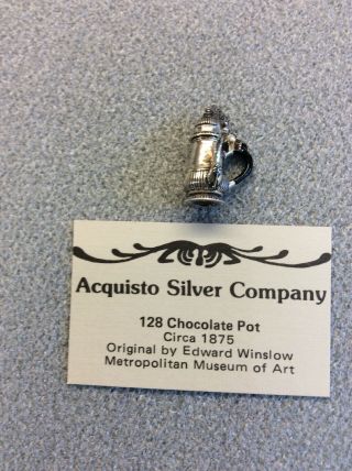 Aquisto Miniature Sterling Chocolate Pot Circa 1875