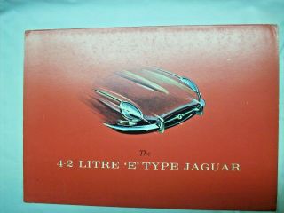 Classic JAGUAR VINTAGE SALES BROCHUREs,  4 PIECE SET 8