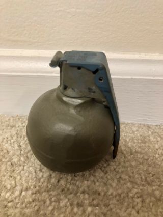 Vietnam Style Practice Inert Dummy Hand Grenade Us Military Training