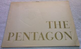 Rare Wwii Era 1944 The Pentagon 1st Year Anniversary History Book