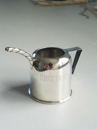 Authentic Antique Rare Cartier Sterling Silver " High Test " Oil Can - Perfect.