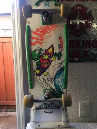 Vintage Keith Meeks Santa Cruz Slasher skateboard 3