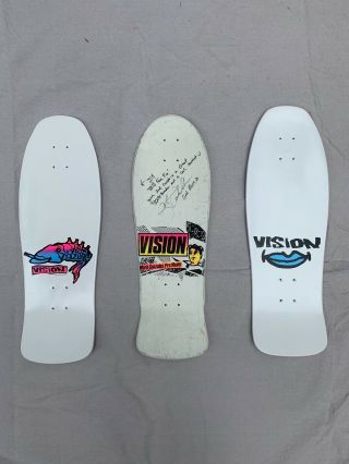 Mark Gonzales Face Vision Vintage Skateboard Color My Friends In Gonz And Roses