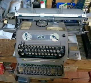 Varityper Antique Typesetting Machine 610 With Typefaces Books Manuals Ribbons