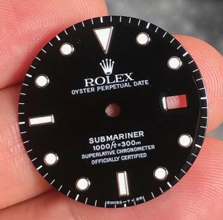 Vintage NOS Rolex Submariner ref.  16800 168000 16610 Tritium Dial Hands 3
