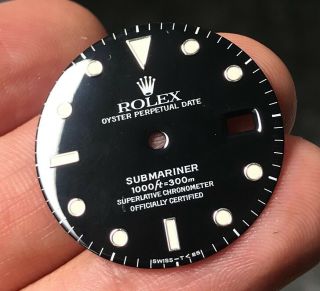 Vintage NOS Rolex Submariner ref.  16800 168000 16610 Tritium Dial Hands 4