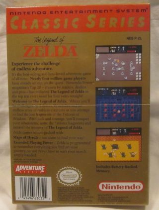 Vintage Nintendo The Legend of Zelda Classic Series FACTORY 4