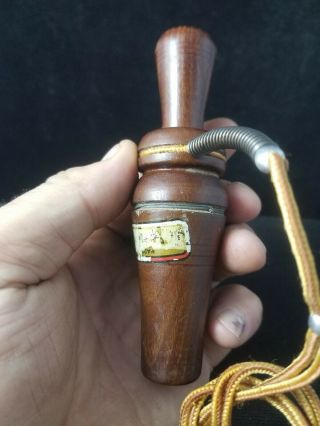 Vintage Cecil W Leker Stuttgart Ark Duck Call 1940 - 1950 3