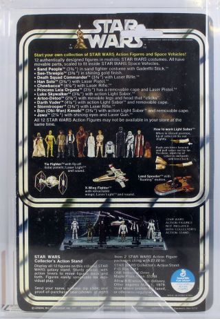 Vintage Kenner Star Wars 12 Back - A Princess Leia Organa AFA 60 EX 12082781 NR 3