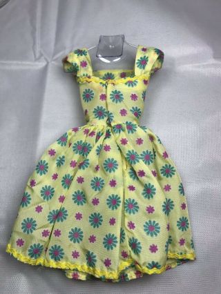 Vintage Barbie Japanese Exclusive Floral Dress 2613 2