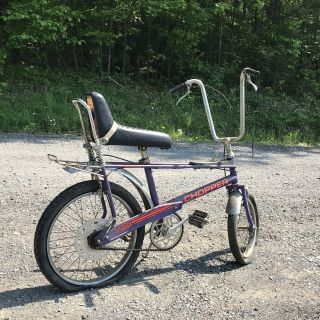 Vintage Raleigh Chopper Bicycle Early 70’s Banana Seat Shifter Purple 3 Speed 2