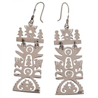 Mexico Earrings Sterling Silver 