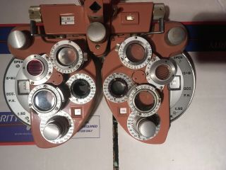 AO American Optical 11320 Minus - Phoropter Rare Pink Vintage 2
