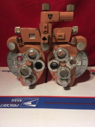 AO American Optical 11320 Minus - Phoropter Rare Pink Vintage 7