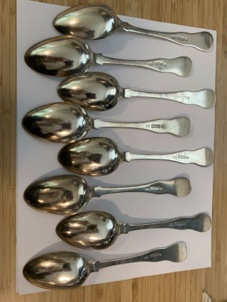 925 Sterling Silver Spoons | Set Of 8 2