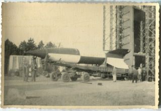 German Wwii Archive Photo: V - 2 Ballistic Missile