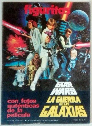 Vintage 1978 Star Wars Argentina Stani Trading Cards - 28 Cards Set 2