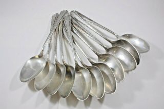 Set Of 12 Wallace Silversmiths Co.  Tea Spoons |