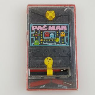 1982 Tomy Pacman Pocket Game Vintage Handheld Classic Midway Games Miniature