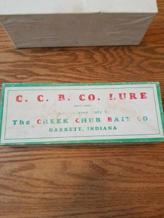 CREEK CHUB BAIT CO.  STRIPER PIKIE LURE & BOX 6902 11