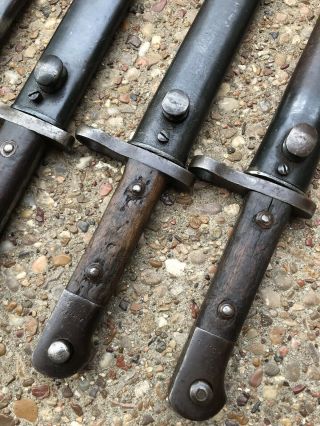 One (1) Turkish Model 1935 Bayonet W/ Scabbard Fits The M1 Garand Rifle 3