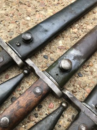 One (1) Turkish Model 1935 Bayonet W/ Scabbard Fits The M1 Garand Rifle 5