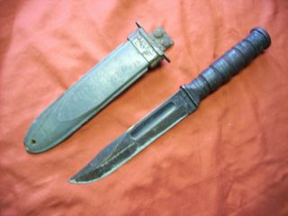 Usa Sword Dagger Fighting Knife U.  S.  Camillus Ny Usn
