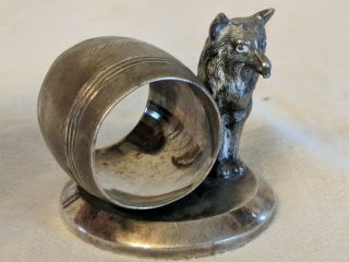 Victorian Silver Plated Napkin Ring Fox James W Tufts BOSTON 1532 6